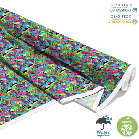 OUTDOOR DEKOSTOFFE OXFORD - Motiv Geometrisch I DX3402