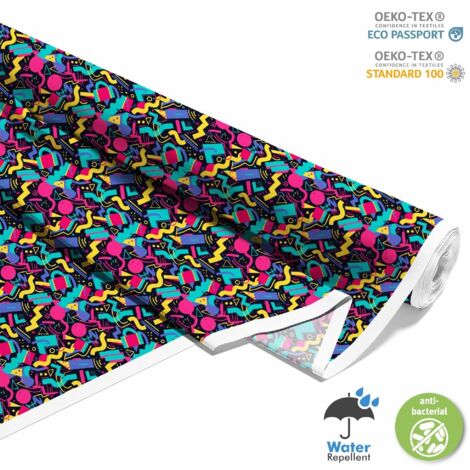 OUTDOOR DEKOSTOFFE OXFORD - Motiv Geometrisch I DX3405