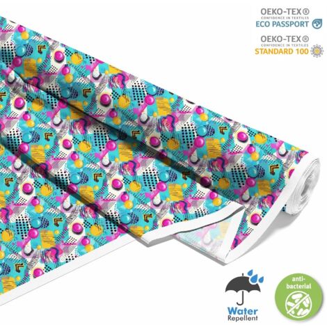 OUTDOOR DEKOSTOFFE OXFORD - Motiv Geometrisch I DX3415