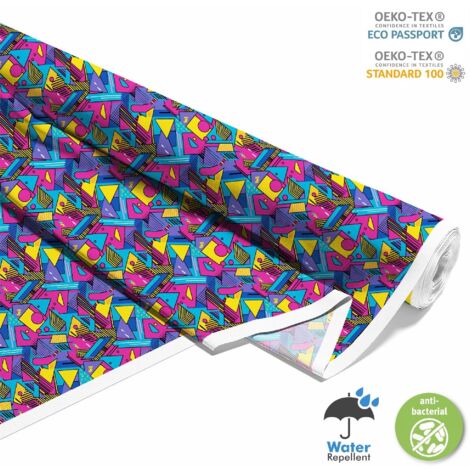 OUTDOOR DEKOSTOFFE OXFORD - Motiv Geometrisch I DX3430