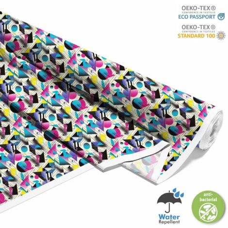 OUTDOOR DEKOSTOFFE OXFORD - Motiv Geometrisch I DX3443