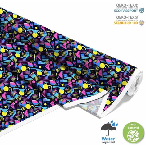 OUTDOOR DEKOSTOFFE OXFORD - Motiv Geometrisch I DX3455