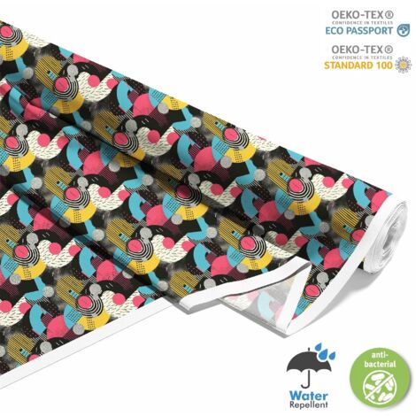 OUTDOOR DEKOSTOFFE OXFORD - Motiv Geometrisch I DX3460