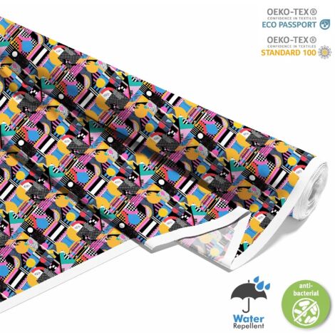 OUTDOOR DEKOSTOFFE OXFORD - Motiv Geometrisch I DX3467