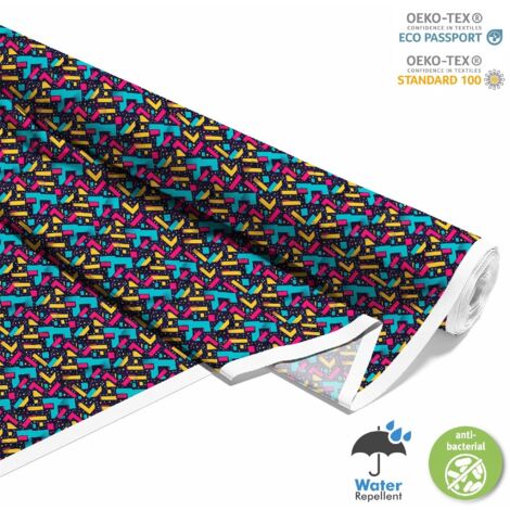 OUTDOOR DEKOSTOFFE OXFORD - Motiv Geometrisch I DX3491