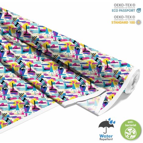 OUTDOOR DEKOSTOFFE OXFORD - Motiv Geometrisch I DX3511