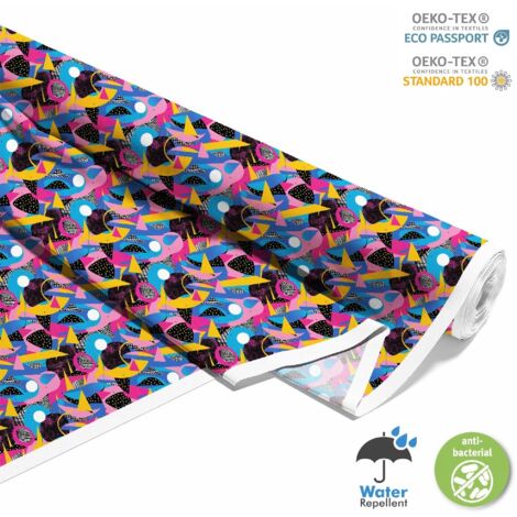 OUTDOOR DEKOSTOFFE OXFORD - Motiv Geometrisch I DX3513