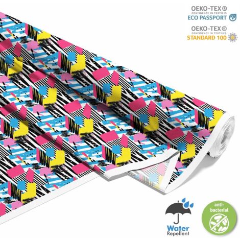 OUTDOOR DEKOSTOFFE OXFORD - Motiv Geometrisch I DX3526