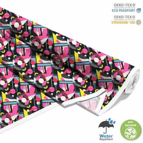 OUTDOOR DEKOSTOFFE OXFORD - Motiv Geometrisch I DX3529