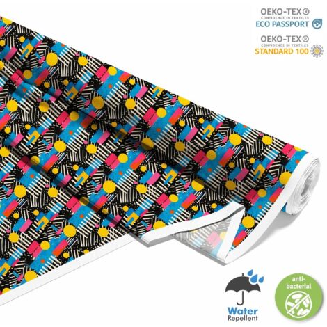 OUTDOOR DEKOSTOFFE OXFORD - Motiv Geometrisch I DX3537
