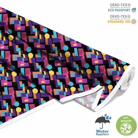 OUTDOOR DEKOSTOFFE OXFORD - Motiv Geometrisch I DX3557