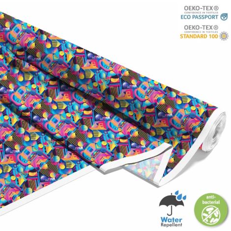 OUTDOOR DEKOSTOFFE OXFORD - Motiv Geometrisch I DX3570