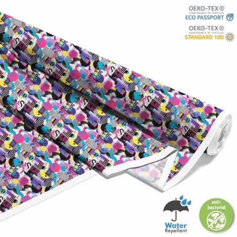 OUTDOOR DEKOSTOFFE OXFORD - Motiv Geometrisch I DX3594