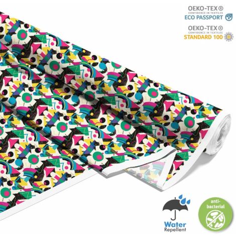 OUTDOOR DEKOSTOFFE OXFORD - Motiv Geometrisch I DX3595
