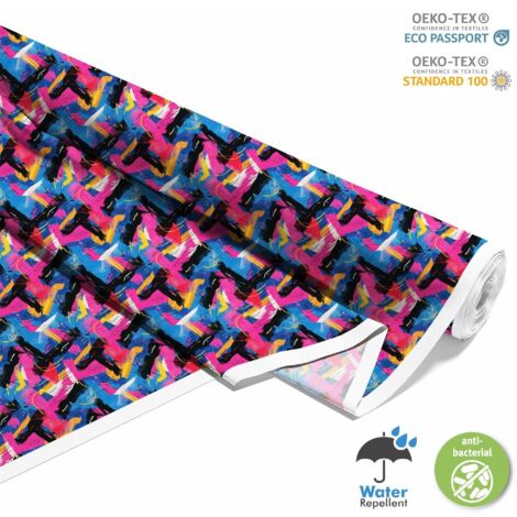 OUTDOOR DEKOSTOFFE OXFORD - Motiv Geometrisch I DX3612