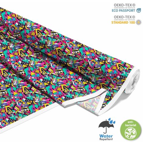 OUTDOOR DEKOSTOFFE OXFORD - Motiv Geometrisch I DX3624
