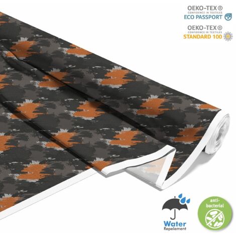 OUTDOOR DEKOSTOFFE OXFORD - Motiv geometrische Abstraktion I DX243
