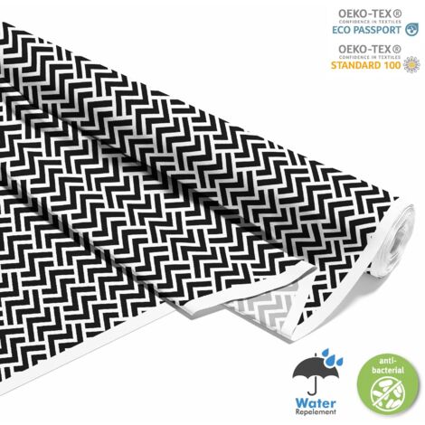 OUTDOOR DEKOSTOFFE OXFORD - Motiv gestreift geometrisch 2