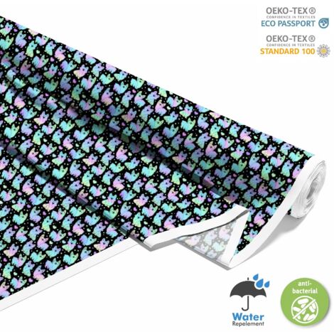 OUTDOOR DEKOSTOFFE OXFORD - Motiv holografische Corgi-Hunde