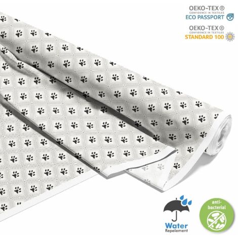 OUTDOOR DEKOSTOFFE OXFORD - Motiv Hundepfoten 2 I DX009-2