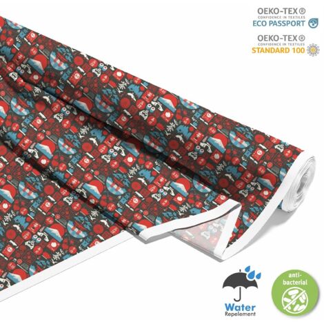OUTDOOR DEKOSTOFFE OXFORD - Motiv Japan I DX308