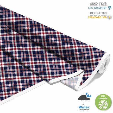 OUTDOOR DEKOSTOFFE OXFORD - Motiv kariert 22