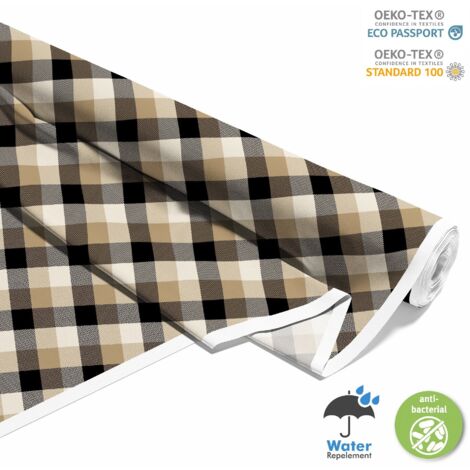 OUTDOOR DEKOSTOFFE OXFORD - Motiv kariert 34