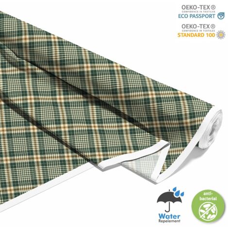 OUTDOOR DEKOSTOFFE OXFORD - Motiv kariert 35