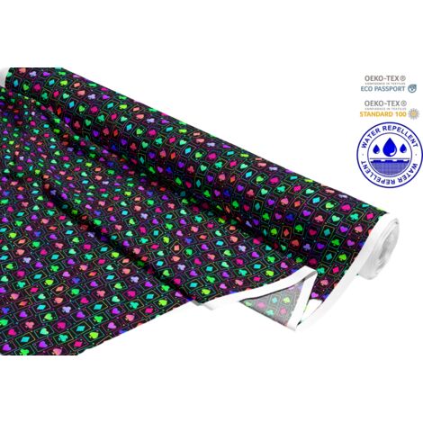 OUTDOOR DEKOSTOFFE OXFORD - Motiv Kartenzeichen I DR113
