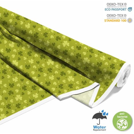 OUTDOOR DEKOSTOFFE OXFORD - Motiv Kleeblatt