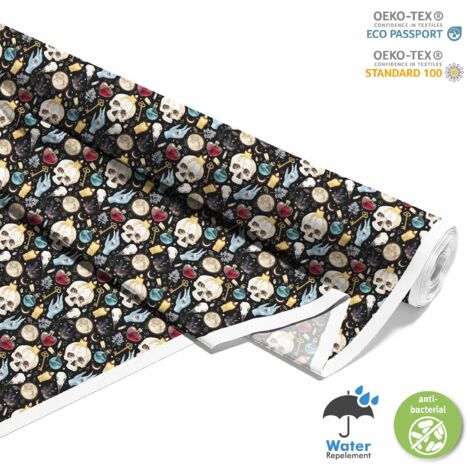 OUTDOOR DEKOSTOFFE OXFORD - Motiv magische Gegenstände I DX653