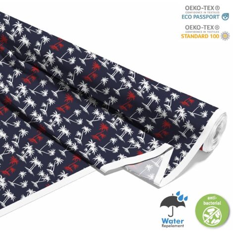 OUTDOOR DEKOSTOFFE OXFORD - Motiv Palmen I DX317