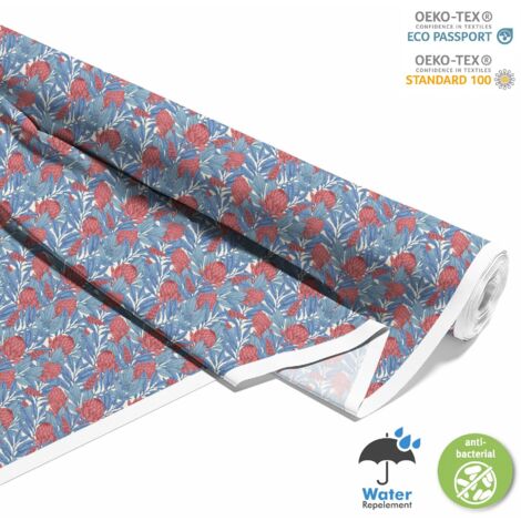 OUTDOOR DEKOSTOFFE OXFORD - Motiv Protea-Blume