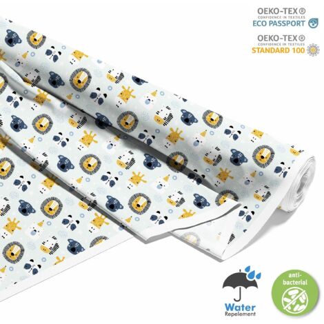 OUTDOOR DEKOSTOFFE OXFORD - Motiv Safari-Tiere I DX548