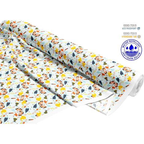 OUTDOOR DEKOSTOFFE OXFORD - Motiv Schmetterlinge und Bienen I DR265