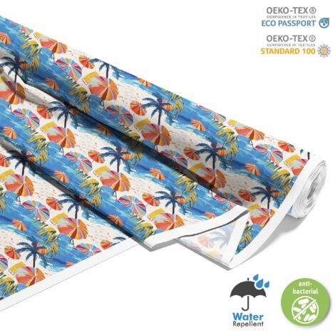OUTDOOR DEKOSTOFFE OXFORD - Motiv Sommer DX8946