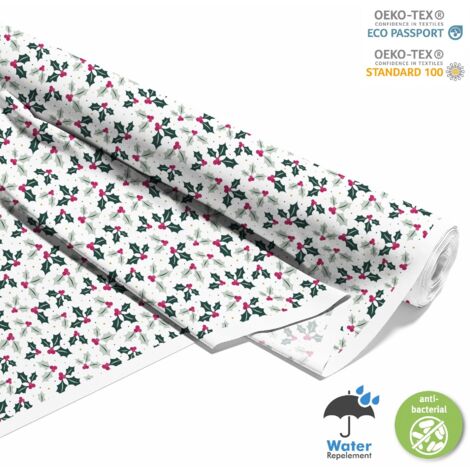 OUTDOOR DEKOSTOFFE OXFORD - Motiv Stechpalme