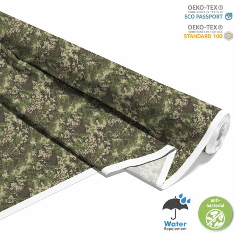 OUTDOOR DEKOSTOFFE OXFORD - Motiv Tarnung Pixel