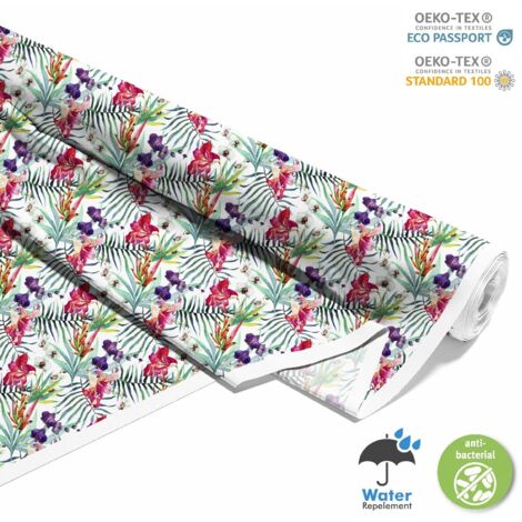 OUTDOOR DEKOSTOFFE OXFORD - Motiv tropisch I DX102