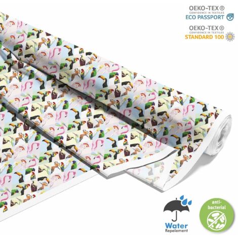OUTDOOR DEKOSTOFFE OXFORD - Motiv Vögel I DX183