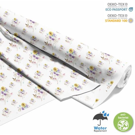 OUTDOOR DEKOSTOFFE OXFORD - Motiv weibliches Gesicht