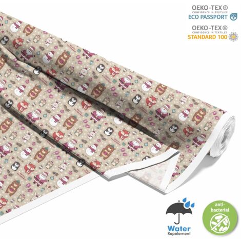 OUTDOOR DEKOSTOFFE OXFORD - Motiv Weihnachten Winter