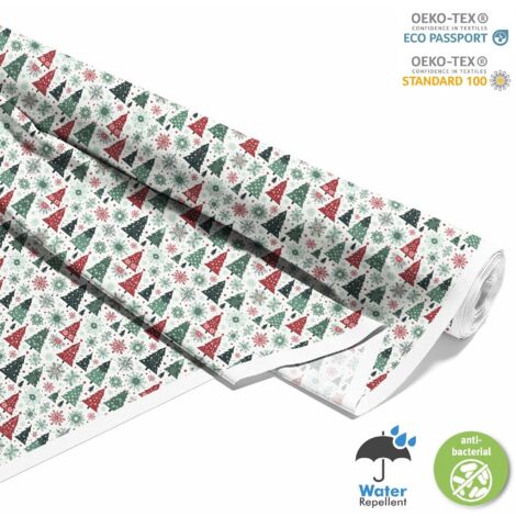 OUTDOOR DEKOSTOFFE OXFORD - Motiv Weihnachtsferien  DX1866