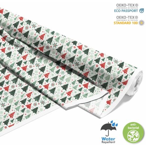 OUTDOOR DEKOSTOFFE OXFORD - Motiv Weihnachtsferien  DX1868