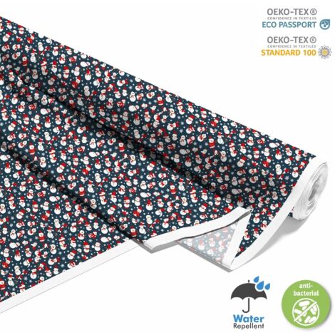 OUTDOOR DEKOSTOFFE OXFORD - Motiv Weihnachtsferien  DX1893
