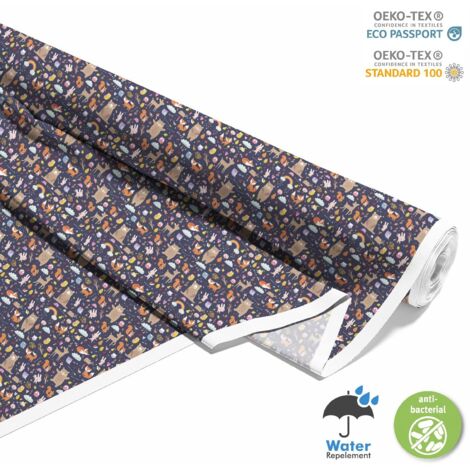 OUTDOOR DEKOSTOFFE OXFORD - Motiv wilde Tiere I DX246