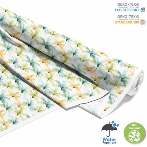 OUTDOOR DEKOSTOFFE OXFORD - Pflanzenmuster - DX2078