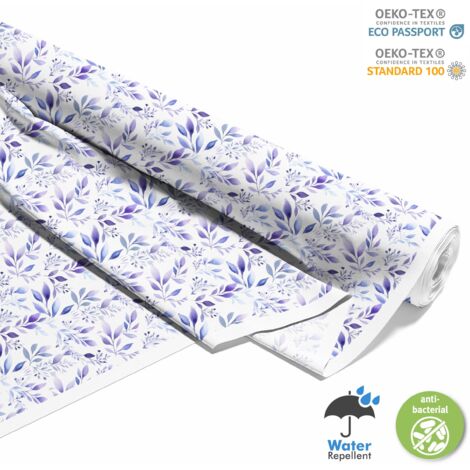 OUTDOOR DEKOSTOFFE OXFORD - Pflanzenmuster - DX2142