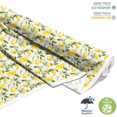 OUTDOOR DEKOSTOFFE OXFORD - Zitronen - DX2298