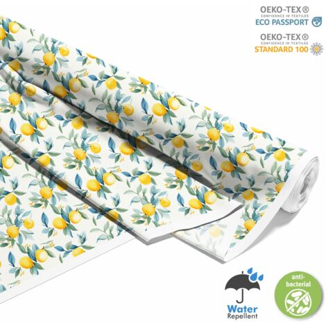 OUTDOOR DEKOSTOFFE OXFORD - Zitrusfrüchte - DX2323